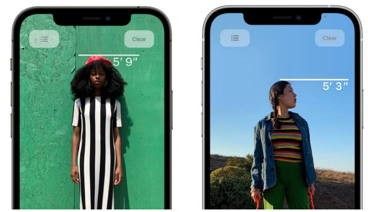 尧都苹果服务网点分享通过iPhone激光雷达测量身高方法教程 